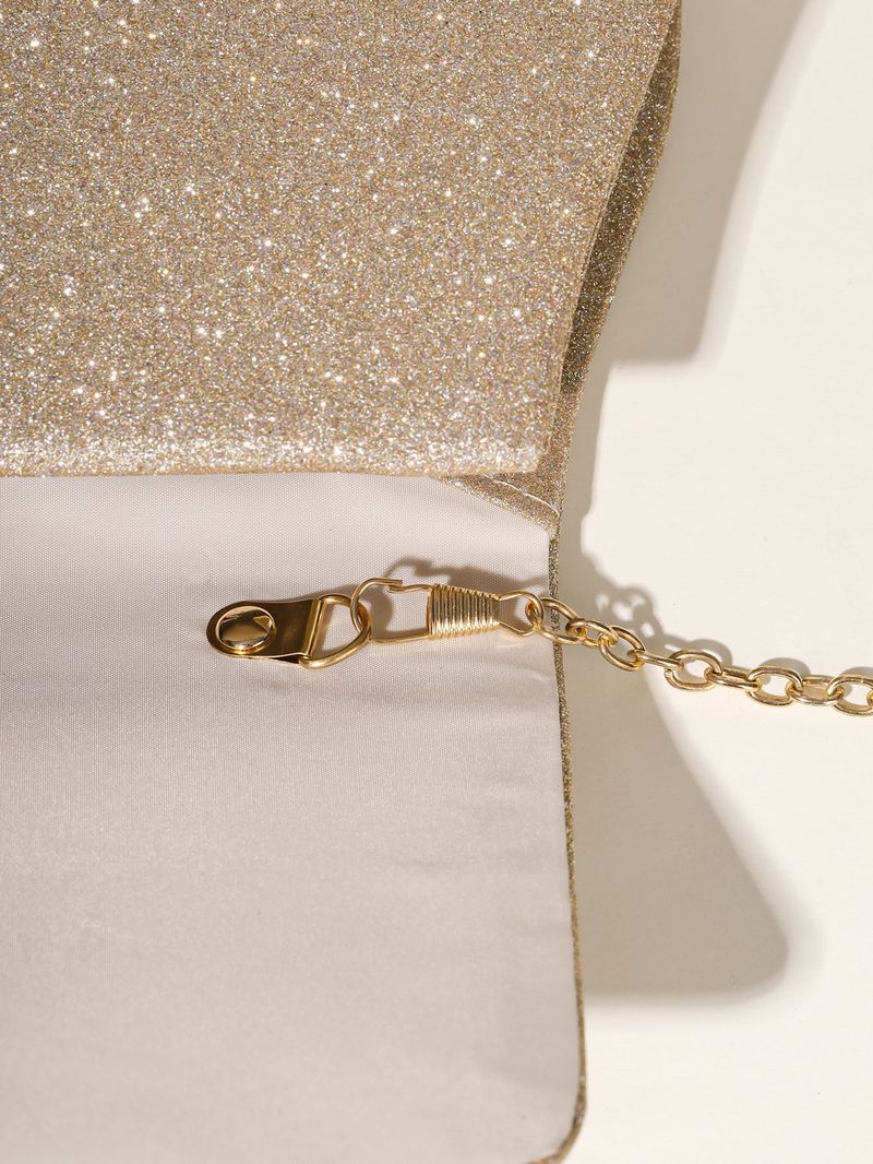 Nuova borsa a mano con fiocco tempestato di diamanti e glitter in polvere, borsa da donna per banchetti alla moda e semplice_voghion.com