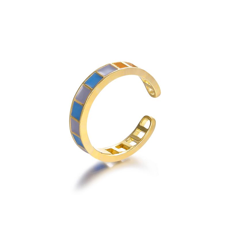 Smaragd für Frauen, minimalistischer Stil, Nischendesign, High-End-Luxus, verstellbarer offener Ring, trendiger Schwanzring_voghion.com