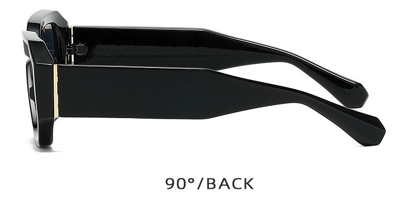 Herren-Sonnenbrillen, kleiner Rahmen, Sonnenbrillen für Männer und Frauen mit UV-Schutz, High-End-Beige, polygonal, Anti-Blaulicht_voghion.com