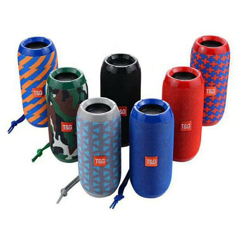 TG117 Enceinte Bluetooth portable d'extérieur sans fil, colonne, double basse, barre de son, caisson de basses, lecteur de musique, haut-parleur, radio FM_voghion.com