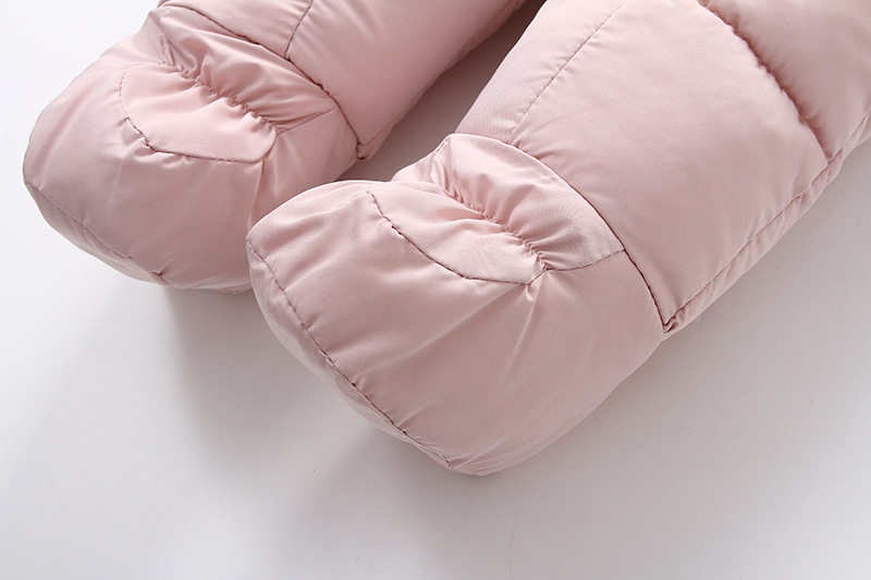 Babykleidung Pelzkragen Kleidung Krabbelanzug Kinder dicker warmer Baby-Einteiler_voghion.com