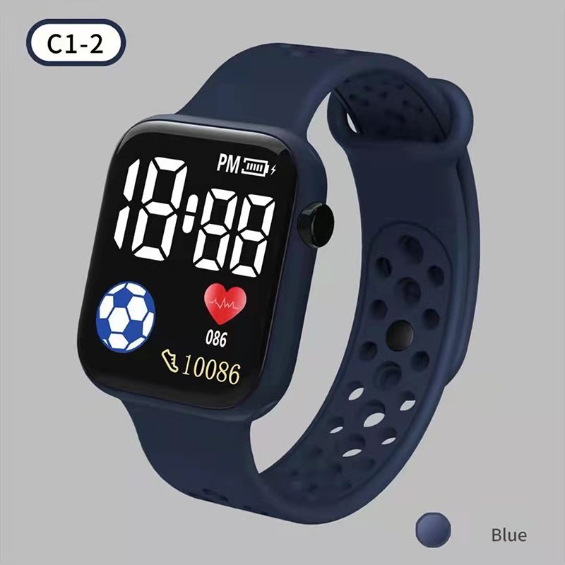 2023 LED Für Kinder Jungen Sport Wasserdichte Uhren Mädchen Silikon Digital Uhr Casual kinder Elektronische Uhr_voghion.com