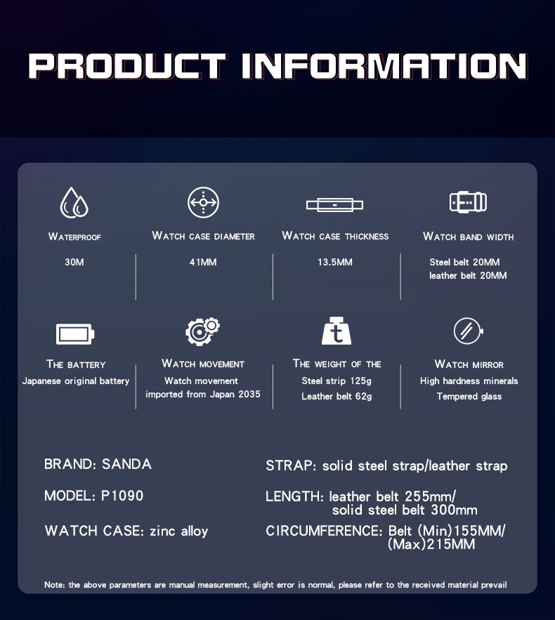 Orologio scheletrato rotante da uomo con cinturino in vera pelle/acciaio inossidabile, movimento al quarzo impermeabile per uno stile casual e sportivo_voghion.com