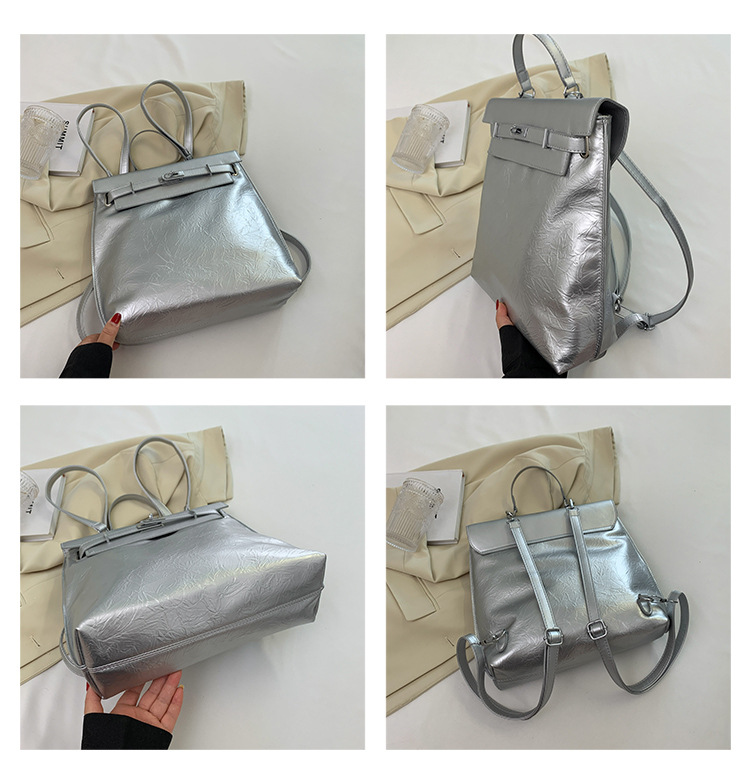 Bag Women's Bag New Retro One Shoulder Crossbody Handbag Large Capacity Original Small Design Backpack_voghion.com