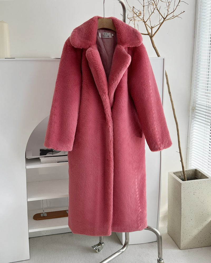 Women's Clothing autumn and winter mink coat women's mid length autumn and winter mink velvet coat large size plus cotton thick_voghion.com