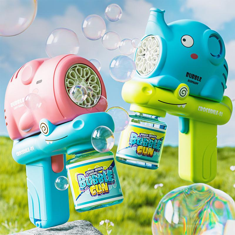 Capybara Bubble Gun - Handheld Electric Bubble Blower For Kids With Automatic Bubble Maker_voghion.com