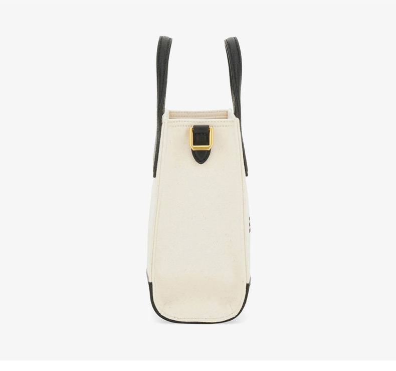 Borsa a tracolla singola in tela e pelle con tracolla regolabile e staccabile BALLY WAM03ECV034I182O_voghion.com