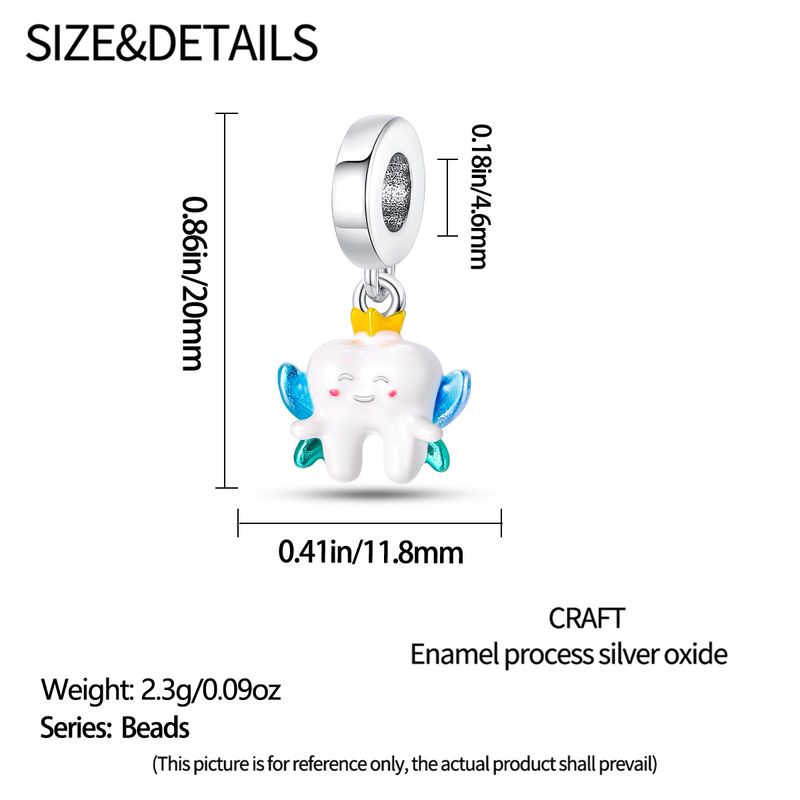 Gioielli da donna in argento 925 placcato in rame, con nota musicale, scatola per medicinali, perline per denti, ciondolo, accessori fai da te, bracciale_voghion.com