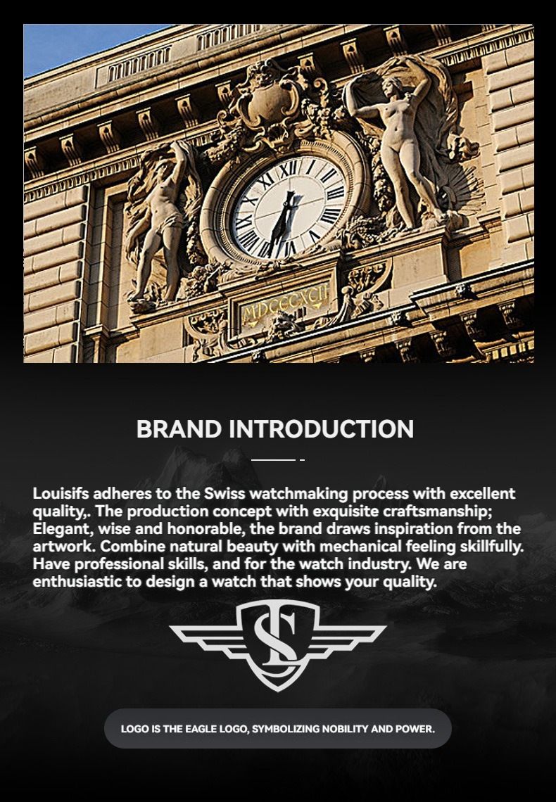 Men's Luxury Quartz Watch With Luminous Hands, Moon Phase & Day Display - Stainless Steel Case Band - Mineral Crystal Glass Elegant Business Timepiece_voghion.com