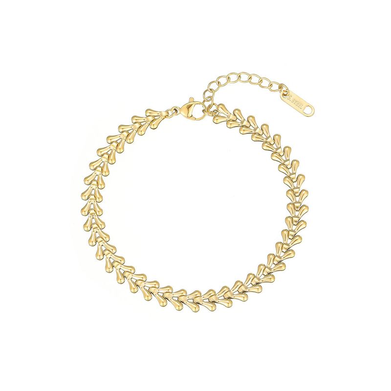 Collana con catena cubana a spiga di grano, stile autunno inverno, moda, minimalista, trendy, versatile e personale._voghion.com