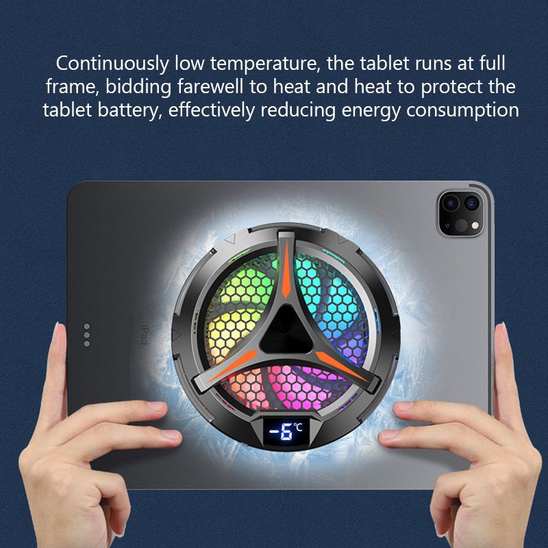 42 Fan Phone Magnetic Dedicated Tablet With Aluminum Laptop Tablet Stand Radiator Peltier Cooler For IPad IPhone_voghion.com