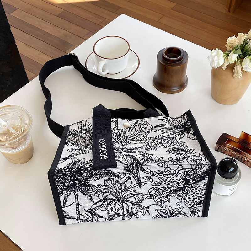 Hersteller tragbare diagonal kleine tasche ins tasche streifen schulter leinwand tasche frauen tasche_voghion.com