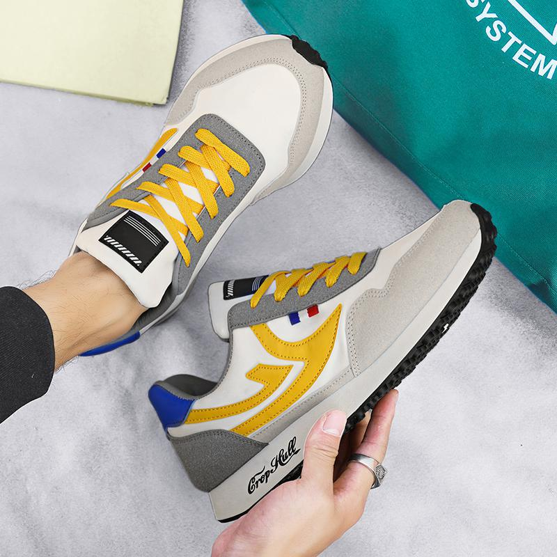Kleine weiße Tide-Schuhe der Marke Forrest Gump mit dicker Sohle für Studenten und Jugendliche für Sport und Freizeit_voghion.com