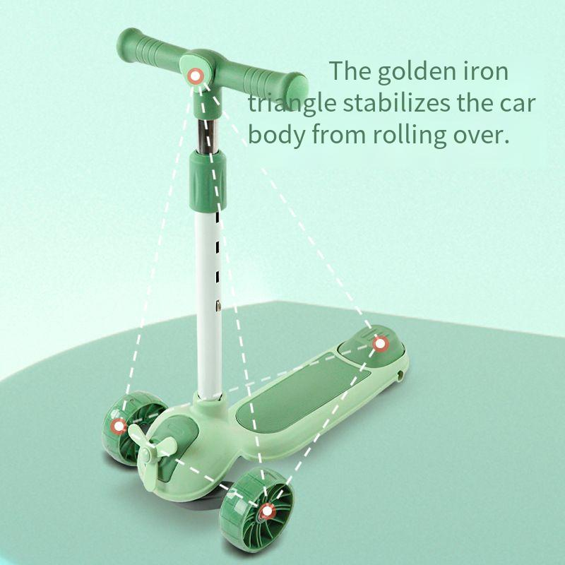 Novi dječji romobil 1-3-6 10-godišnji dječak i djevojčica baby romobil Yo-yo trotinet tri u jedan_voghion.com