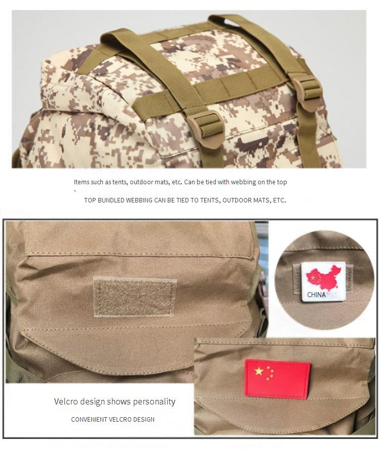 Functional Bags Outdoor Sports Tactical Bag Upgraded Version Backpack Camouflage Waterproof Large Capacity Mountaineering Bag_voghion.com