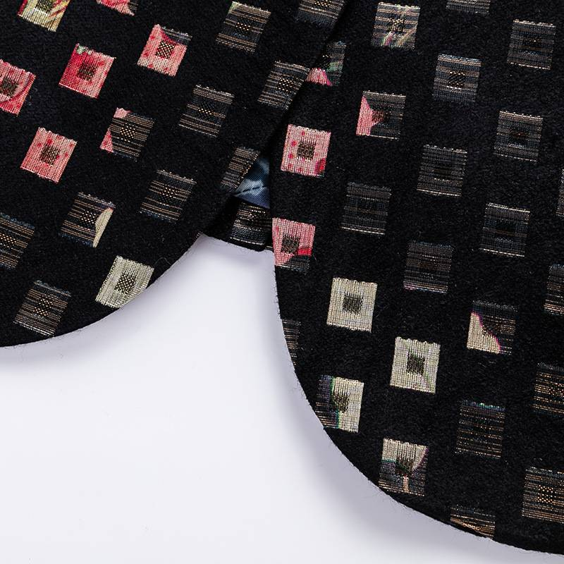 New Product Fashion European-USA Style Black Blazers Men's Hot Stamping Printing Long Sleeve Slim Suit Jacket M-6XL_voghion.com