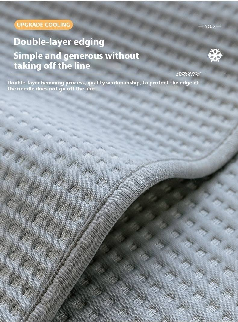 Cojín de sofá refrescante de seda helada: funda de sofá antideslizante de verano con almohadilla de asiento transpirable y tela con textura de frijol._voghion.com