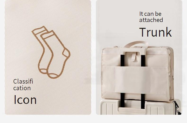 7-in-1 Travel Compression Packing Cubes Set - Hanging & Foldable Organizer For Clothes, Underwear, Shoes_voghion.com