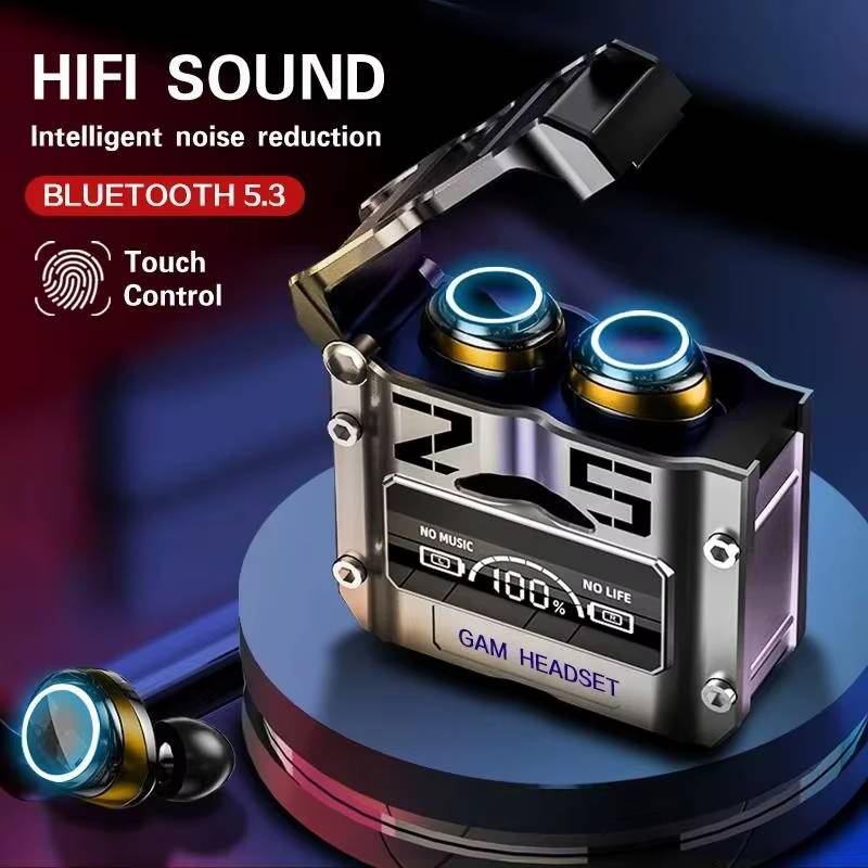 M25 TWS Wireless Bluetooth Earphones Touch Control Noise Reduction Stereo Earbuds Headsets For Xiaomi IPhone - Original_voghion.com