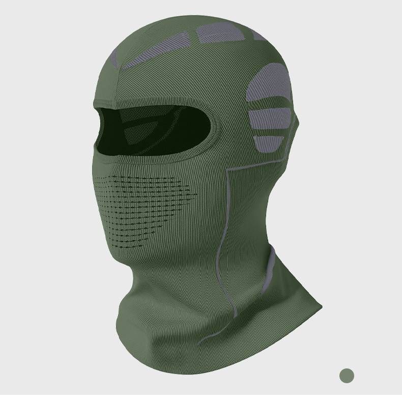 Casco de esquí con capucha de punto transpirable, protección para la cabeza, protección auditiva, máscara antifrío y anticongelante, tres en uno._voghion.com