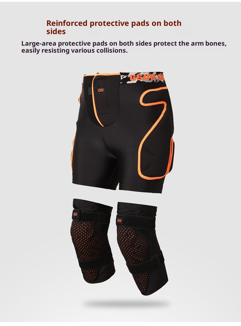 Ski- und Snowboard-Schutzausrüstungsset – Hüft- und Knieschoner für Erwachsene (S/M, L/XL, 3 Farben)_voghion.com