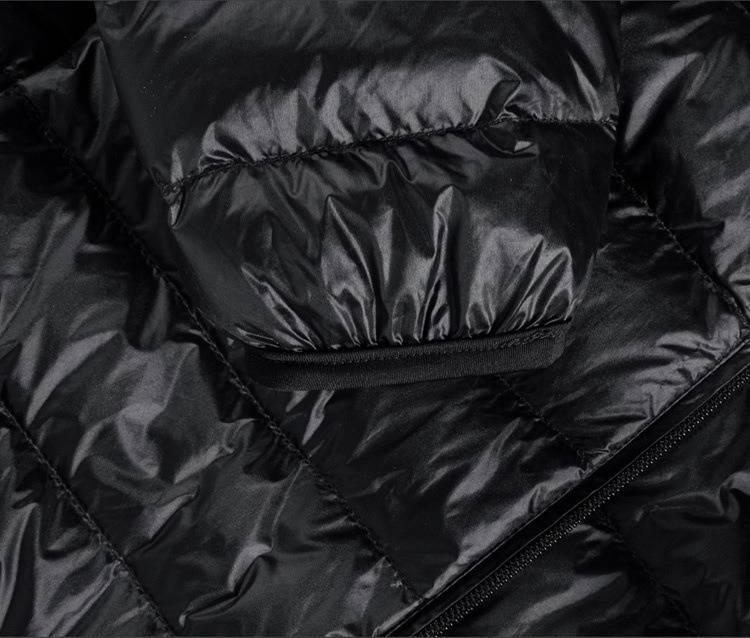 Men's Lightweight Stand Collar Down Jacket - 550fp White Duck Feather, Slim Fit Short Coat For Sports & Casual, Black/Navy/Red/Blue/Gray, M-6xl_voghion.com