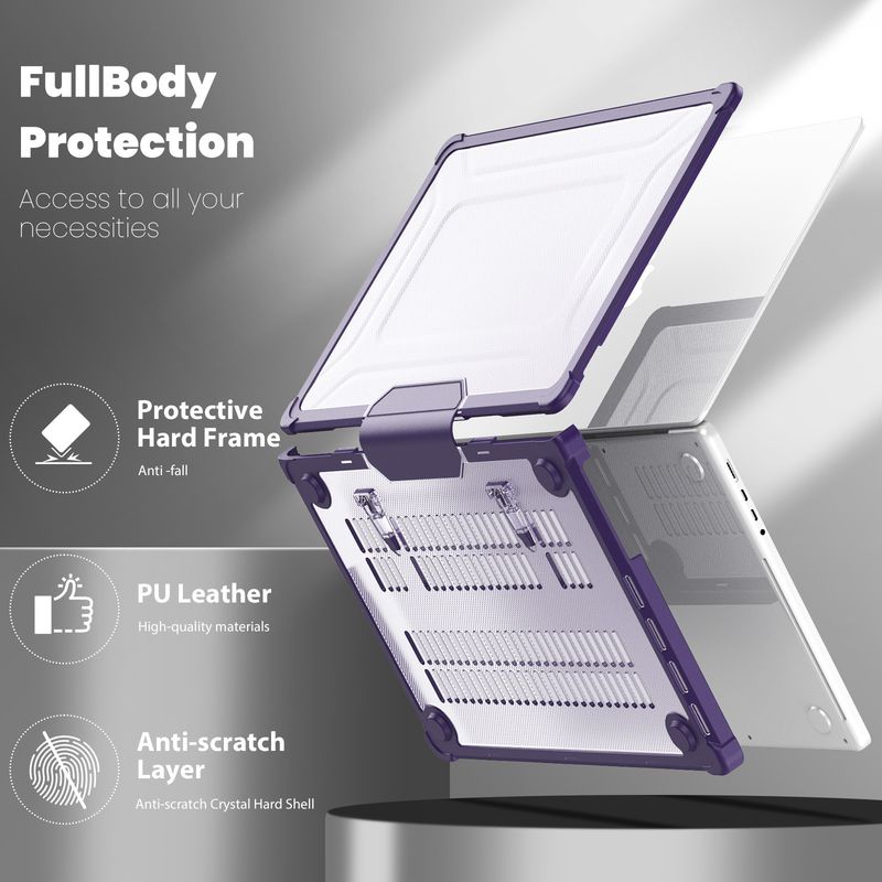 Carcasa protectora para portátil Pro16, funda de refrigeración universal de 21/23 pulgadas, soporte retráctil de una pieza._voghion.com