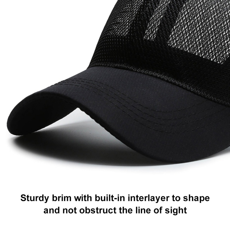 Frauen Männer Full Mesh Radfahren Kappe Schnell Trocknend Kühlung Sonnencreme Sport Laufen Camping Snapback Hut_voghion.com