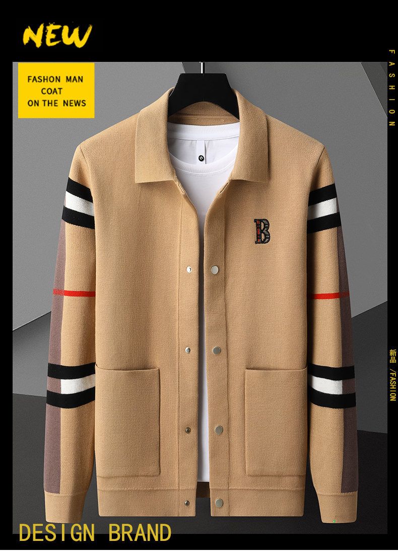 Cardigan décontracté pour homme - Tricot chenille doux, col chemise ouvert sur le devant, manches chauve-souris, léger et confortable au quotidien_voghion.com