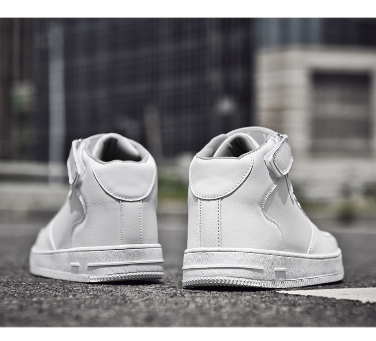 NIOHE Herren Damen High Top Casual Kleine Weiße Schuhe Outdoor Personalisierte Bequeme Sportlaufschuhe_voghion.com