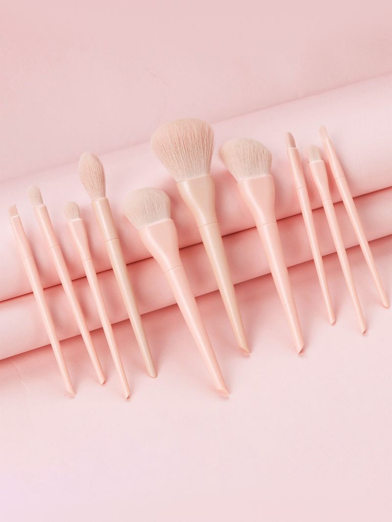 Set di pennelli per trucco professionale di vendita calda di 10 nuovi prodotti rosa_voghion.com