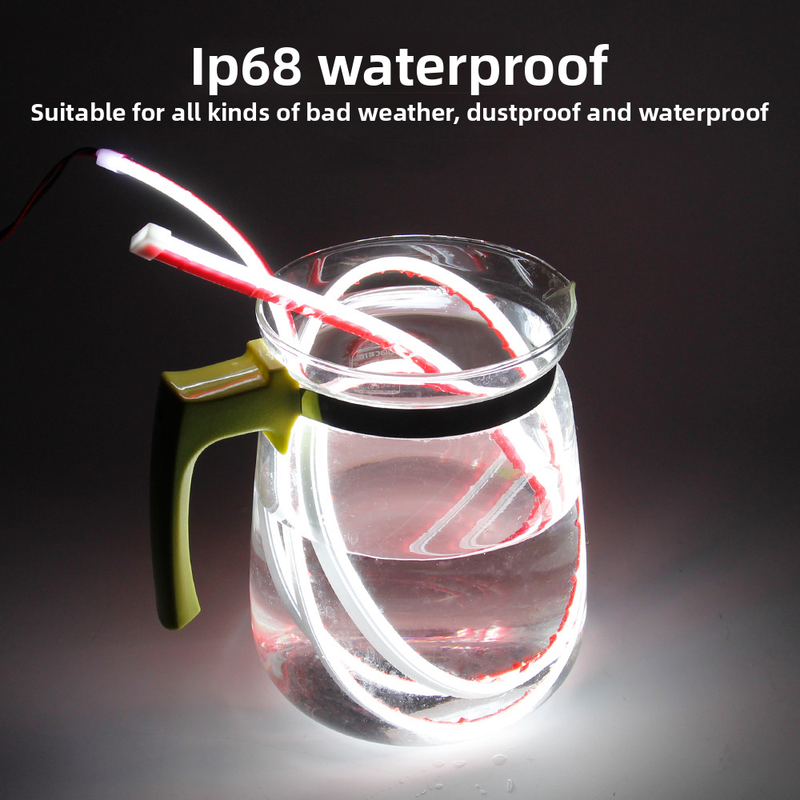 OKEEN Démarrer Scan à travers les feux de circulation diurnes Voiture Dynamique LED Super Lumineux Double Mode Capot Moteur Bande Lumineuse_voghion.com