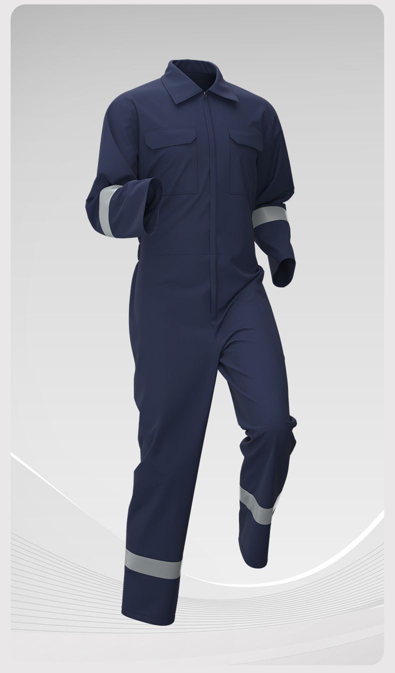 Herenkleding Eendelig Werkkleding Pak Reflecterend Slijtvast En Vuilafstotend Monteur Lasser Scheepswerf Zeehaven Arbeidsbeschermingskleding_voghion.com