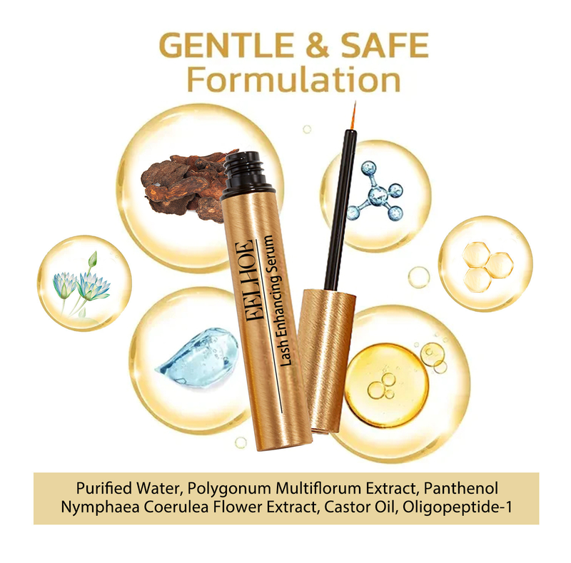 EELHOE mascara, naturally long, curly eyelashes, dark, thick, moisturizing, gentle, beautiful eyelashes, mascara_voghion.com