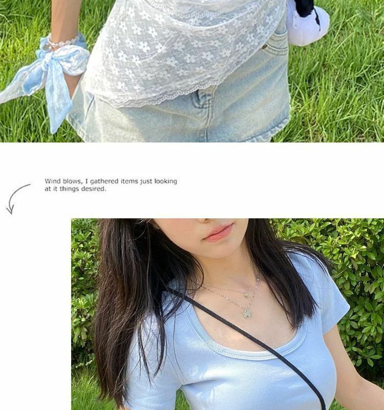 Korean 2025 New Spring Summer Heavy Lace Trim Shorts Apron Pants Skirt_voghion.com