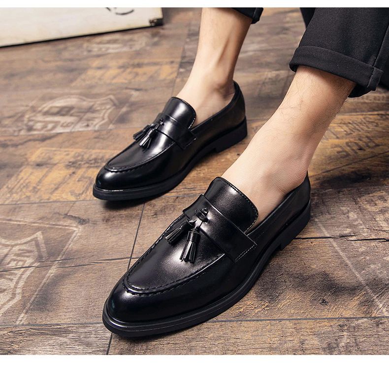 Beliebte Herren-Loafer-Freizeitschuhe mit modischer Note, leicht, beliebt, große Brogue-Schuhe aus Leder_voghion.com