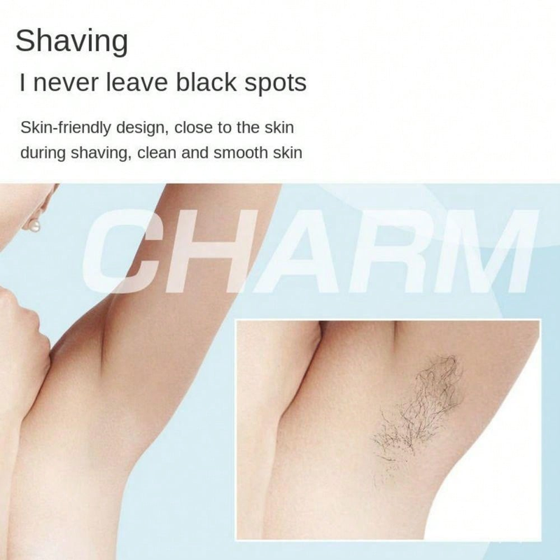 Elektrische Rasierer Frauen Dame Rasierer Körper Haar Trimmer Für Achselhöhle Bikini Arm Bein Gesicht Schnurrbart Tragbare Schmerzlos_voghion.com
