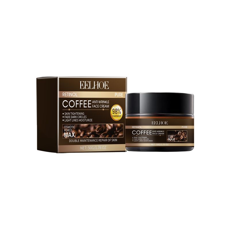 Crema antirughe al caffè EELHOE Retinol, ripara la pelle danneggiata, riduce le rughe e le macchie, rassoda e ammorbidisce._voghion.com