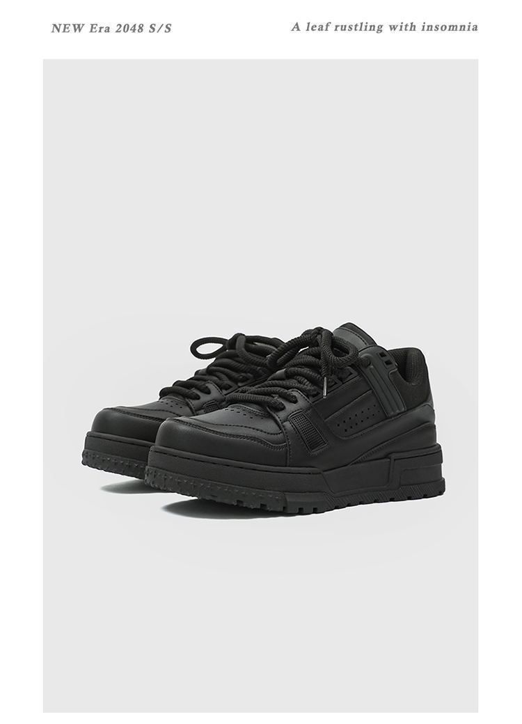 【 Bolti akció 】 NOCOPY Fekete Harcos Férfi 2025 Új Hétköznapi Deszka Konyhába És Munkába, Csúszásgátló Vastag Talpú Sport_voghion.com