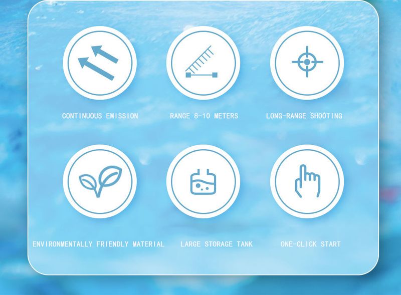 Veepüstol laste pidevtuli elektriline rafting veepüstol suvine veemänguasi_voghion.com