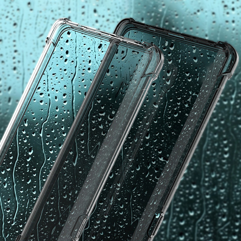 3D Airbag Stötsäkert silikonfodral för Samsung Galaxy S21 S20 Fe Ultra S10 S9 S8 Note 10 Plus Lite 20 9 8 Clear Soft Case_voghion.com