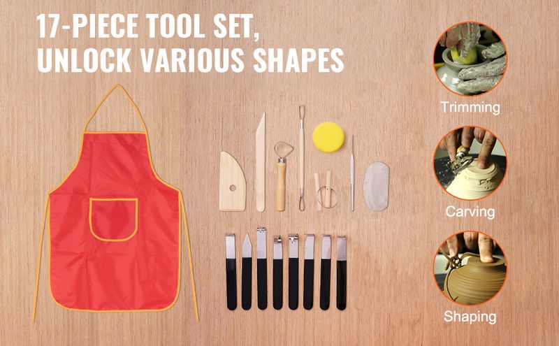 Pottery Wheel, 10 inch Pottery Forming Machine, Direct Drive Ceramic Wheel with 3 Support Legs for DIY Art Craft, 350W Electric Wheel for Pottery with_voghion.com