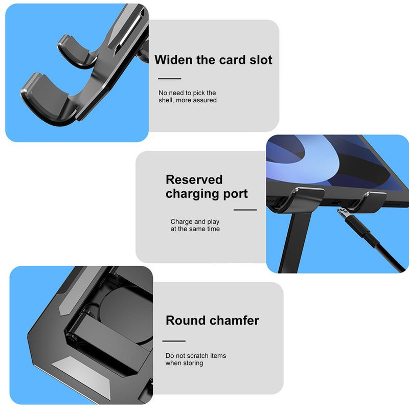 Foldable Tablet Stand Tablet Stand Foldable Stand Ergonomic Adjustable Height Stable Bracket_voghion.com