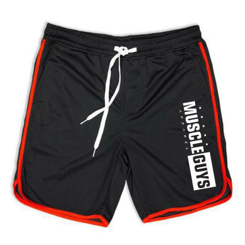 Fitness-Shorts, Herren-Sportshorts, atmungsaktive, schnell trocknende Basketball-Caprihose aus Mesh, Sommer-Lauf-Trainingshose_voghion.com
