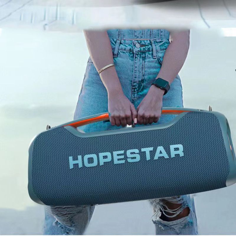 Hopestar 100W subwoofer luidspreker, hoogwaardige, luide draagbare audiospeler, A60 Bluetooth-verbonden thuismicrofoon_voghion.com