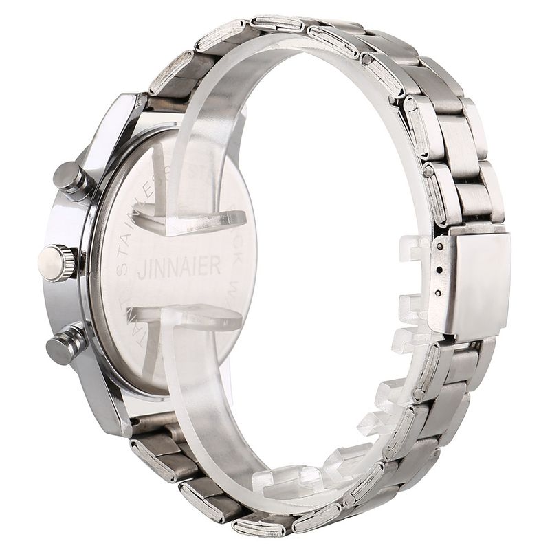 Trendy Casual Business Dual-Use Klassische Single Kalender Quarz Herrenuhr Neujahrsliebling_voghion.com