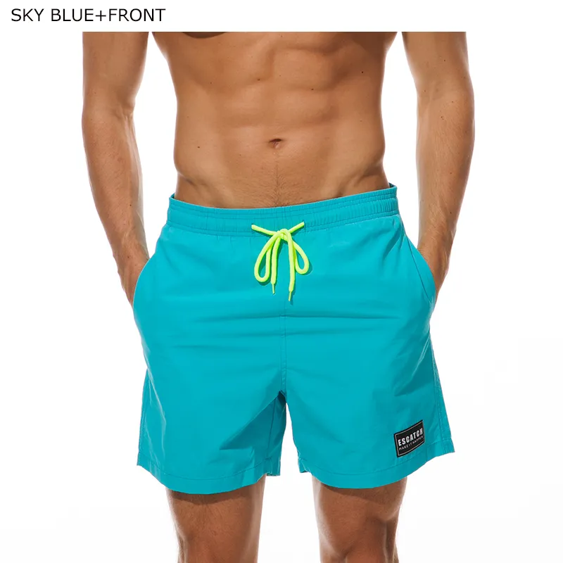 Badebekleidung, Badehose, Strand-Boardshorts, Badehose, Badeanzüge, Herren, Laufsport, Surfshorts_voghion.com