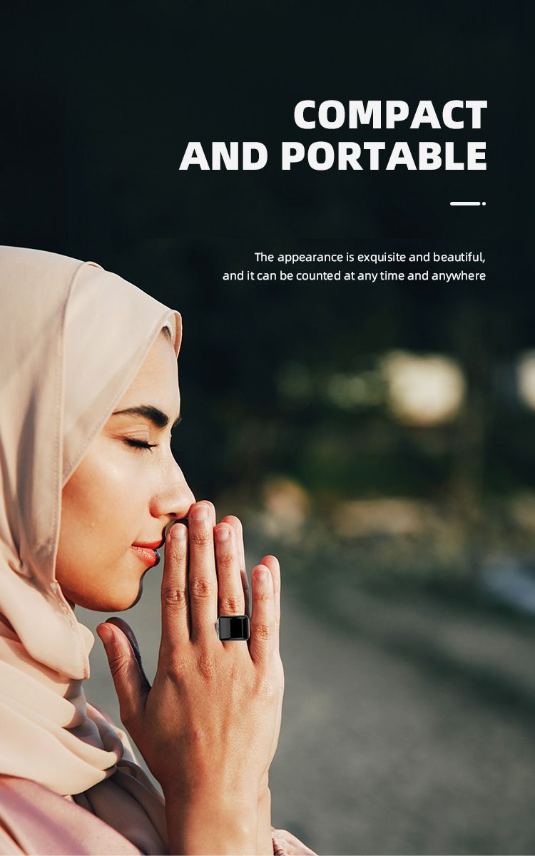 Smart Smart Bluetooth Ring Elektronische teller Tijdherinnering_voghion.com