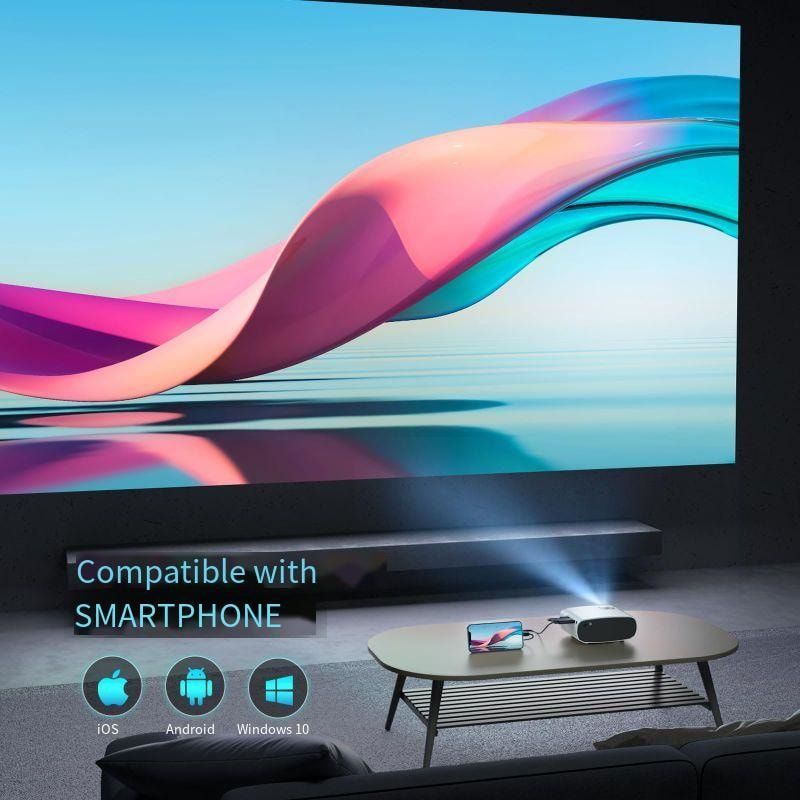 X26 Free Shipping From This Provider
Mini Projector, 2024 Upgraded 1080P HD Projector, Portable Projector With Tripod, Movie Projector Compatible With Android/iOS/Windows/TV Stick/USB_voghion.com