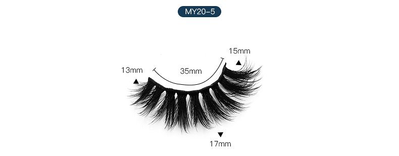 European and American double eyelids fluffy and thick curly mink hair false eyelashes thickened not easy to lose eyelashes_voghion.com
